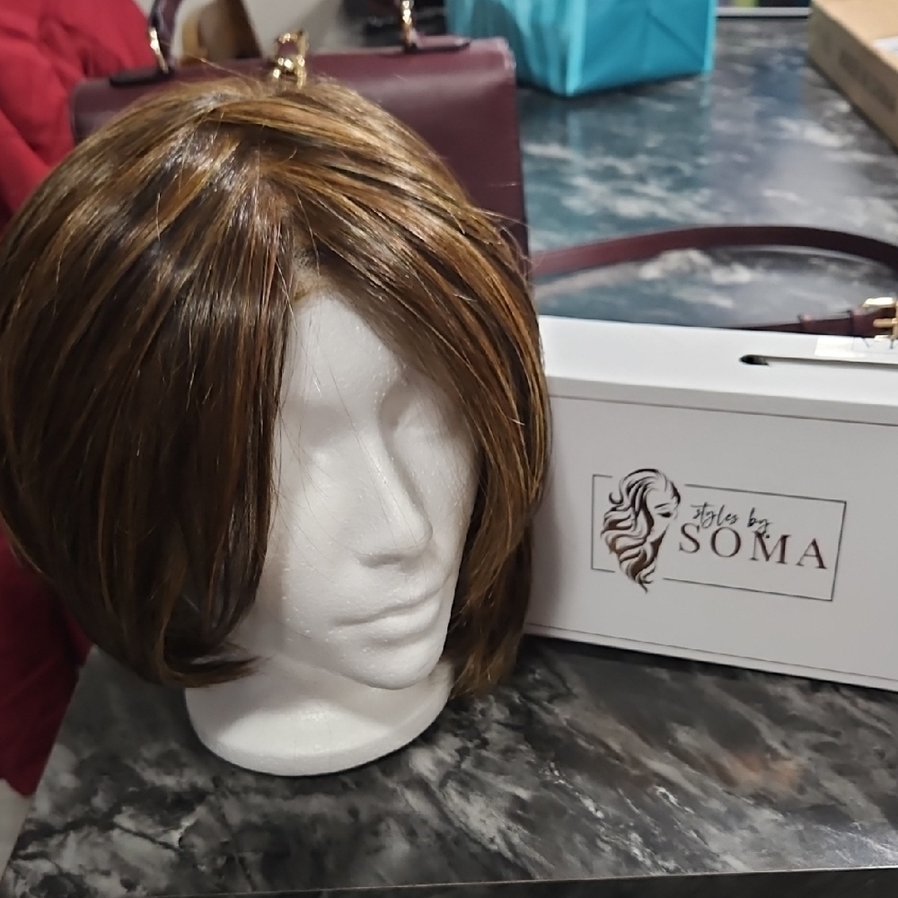 Style By SOMA Brown Hair Wig